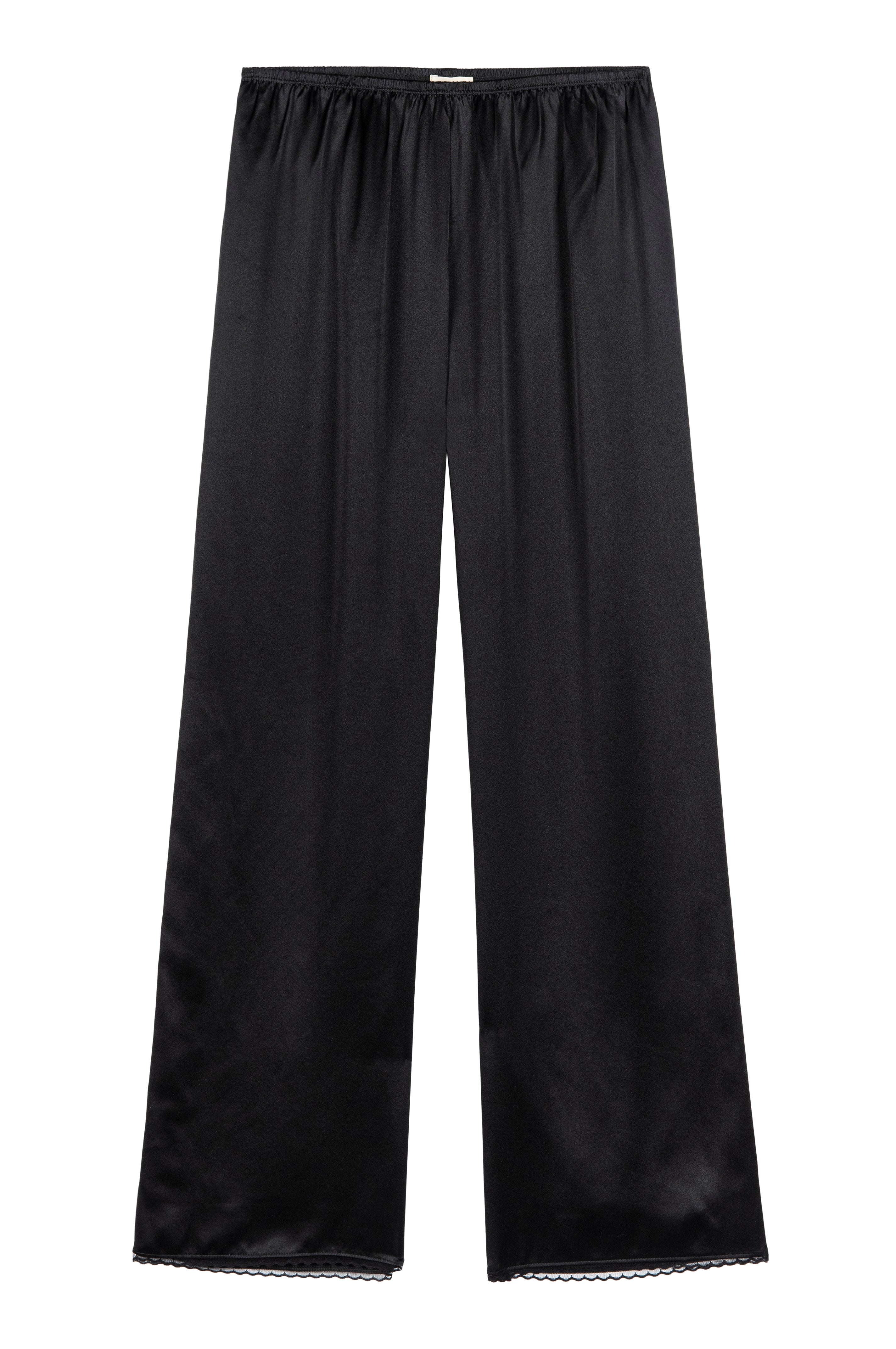 The Silk Lace Simple Pant