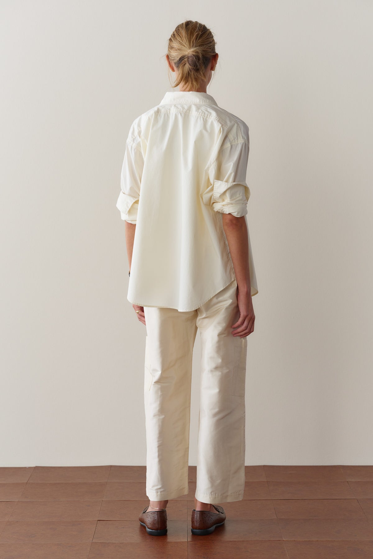 The Silk Taffeta Cargo Pant