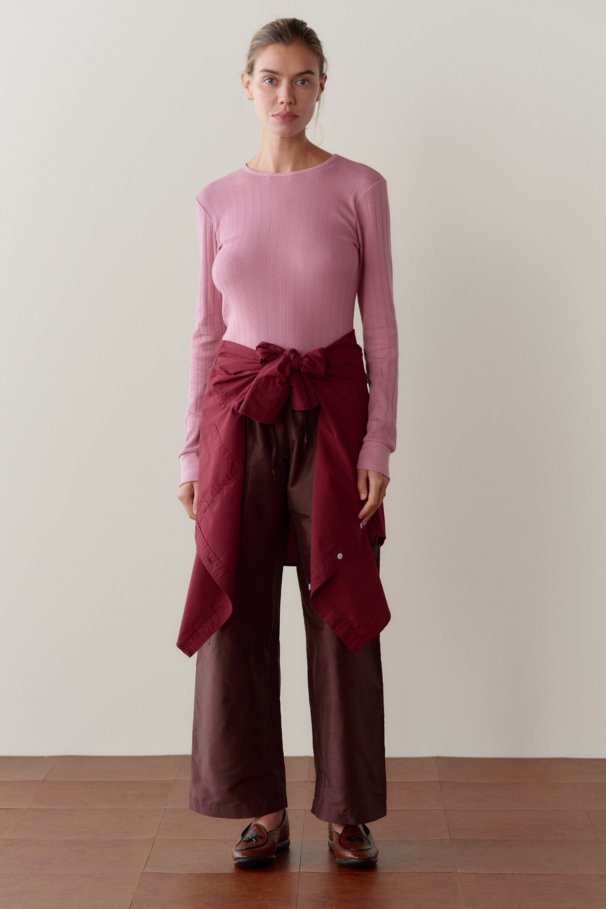 The Silk Taffeta Cargo Pant