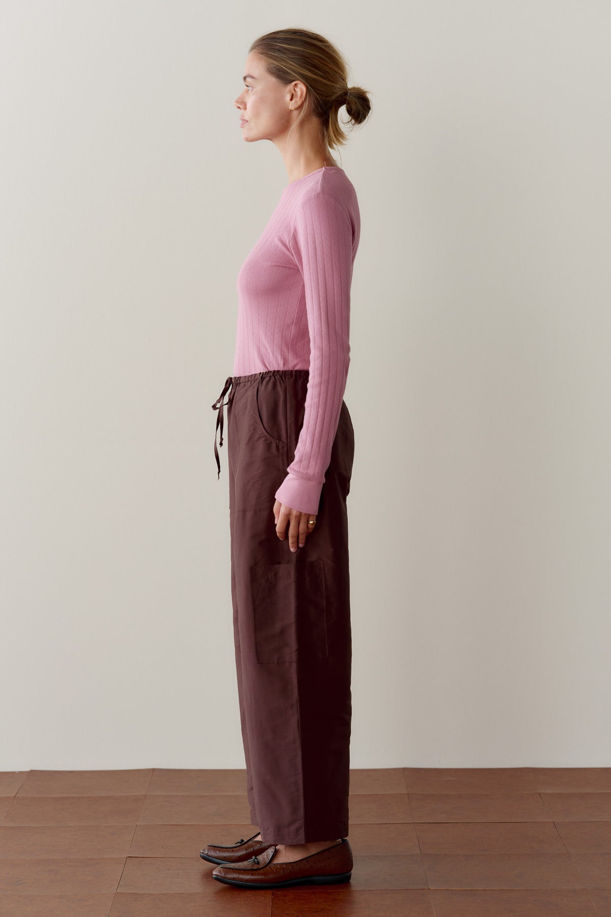 The Silk Taffeta Cargo Pant