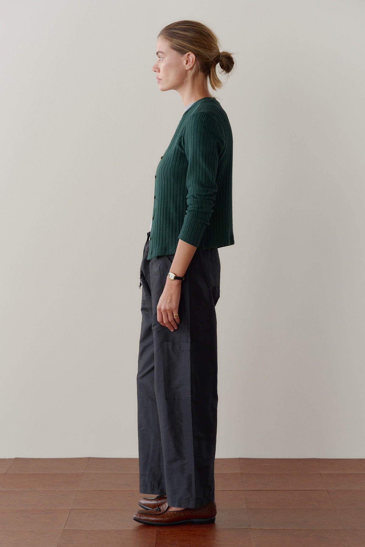 The Silk Taffeta Cargo Pant