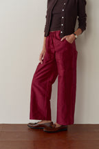 The Silk Taffeta Cargo Pant