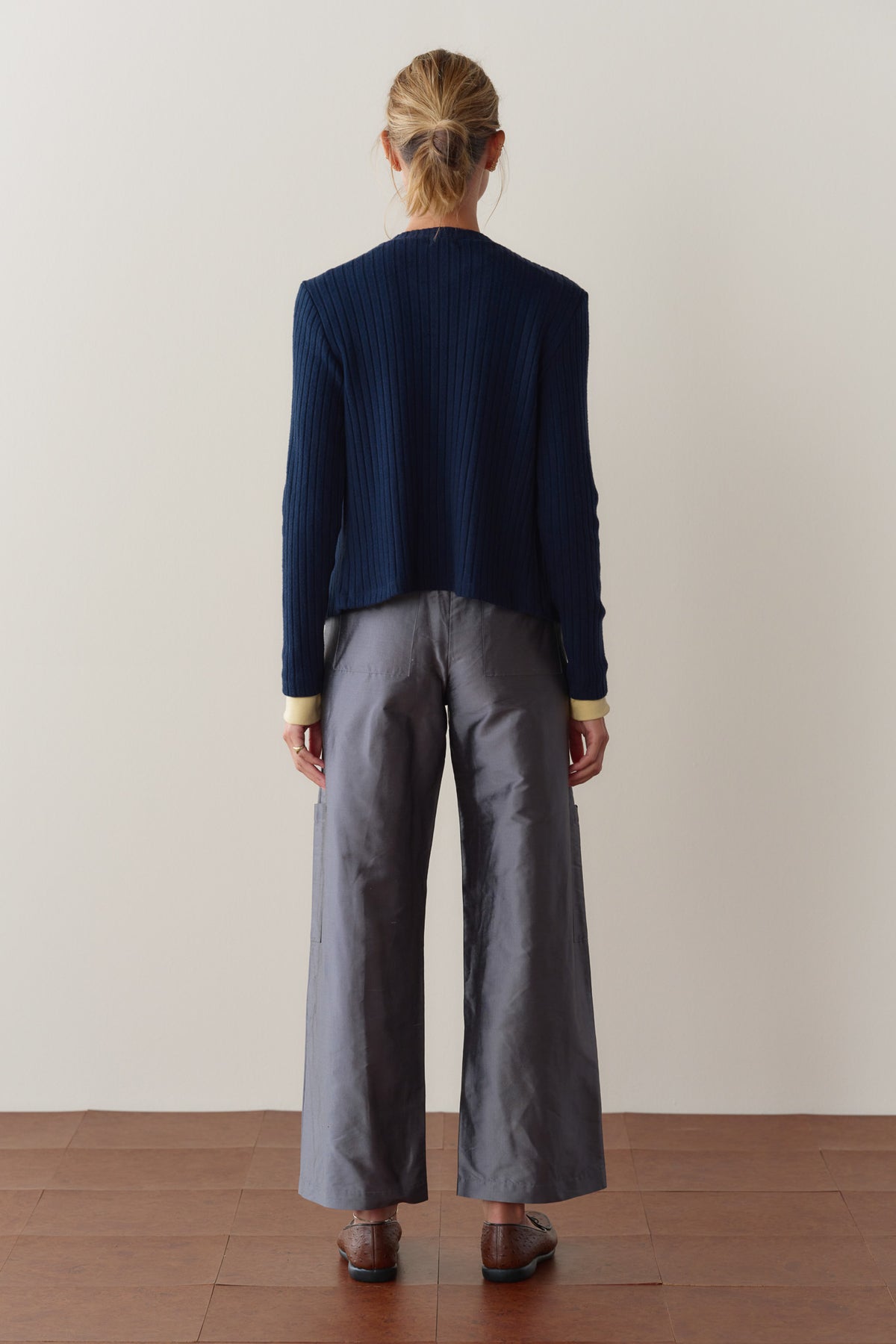 The Silk Taffeta Cargo Pant