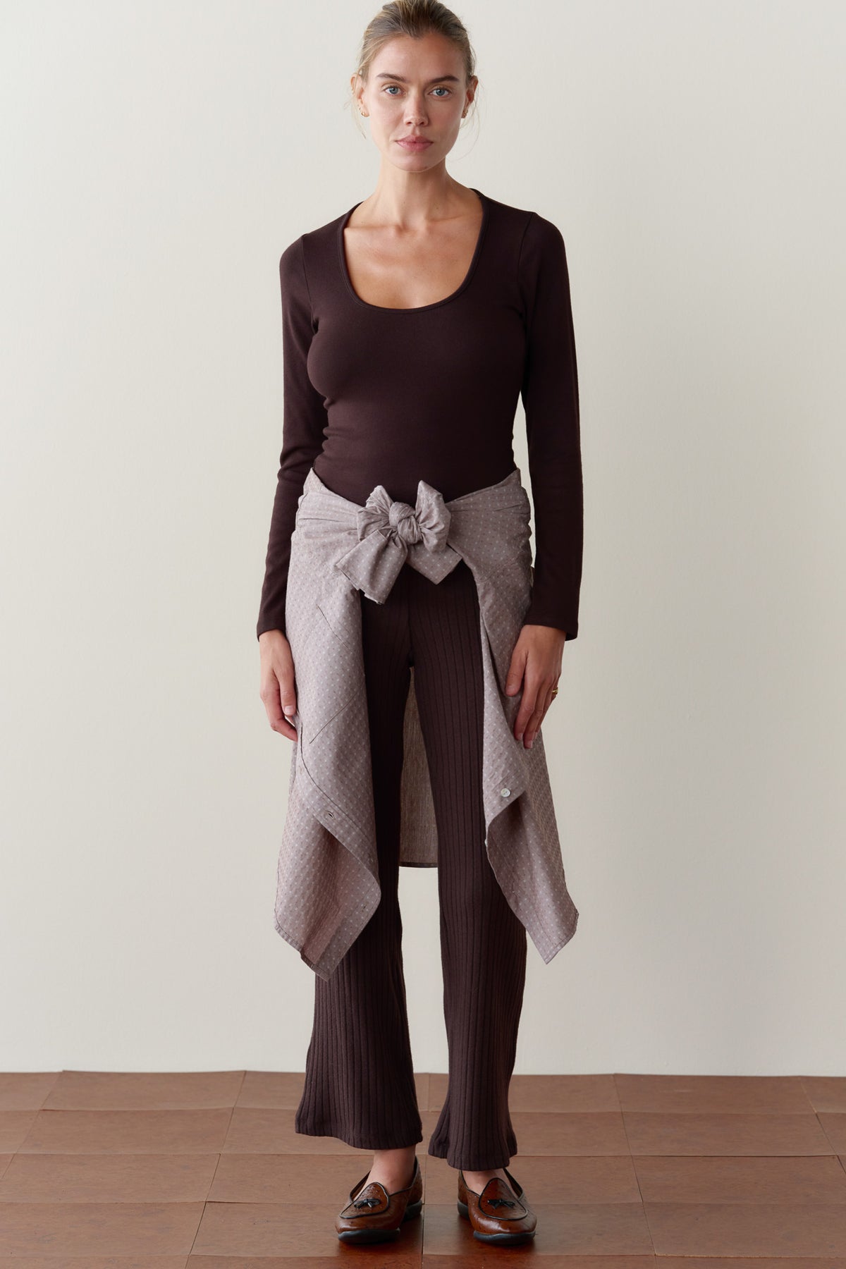The Sweater Rib Kick Flare