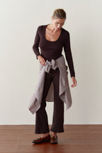 The Sweater Rib Kick Flare