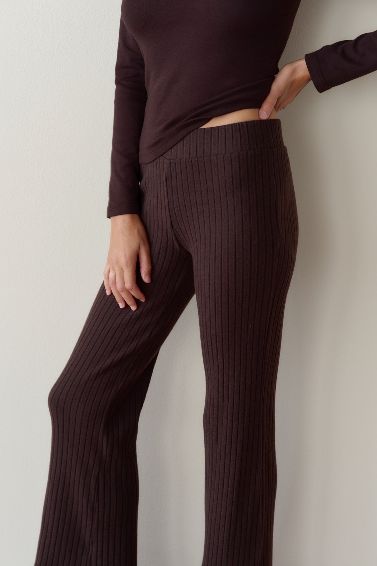 The Sweater Rib Kick Flare