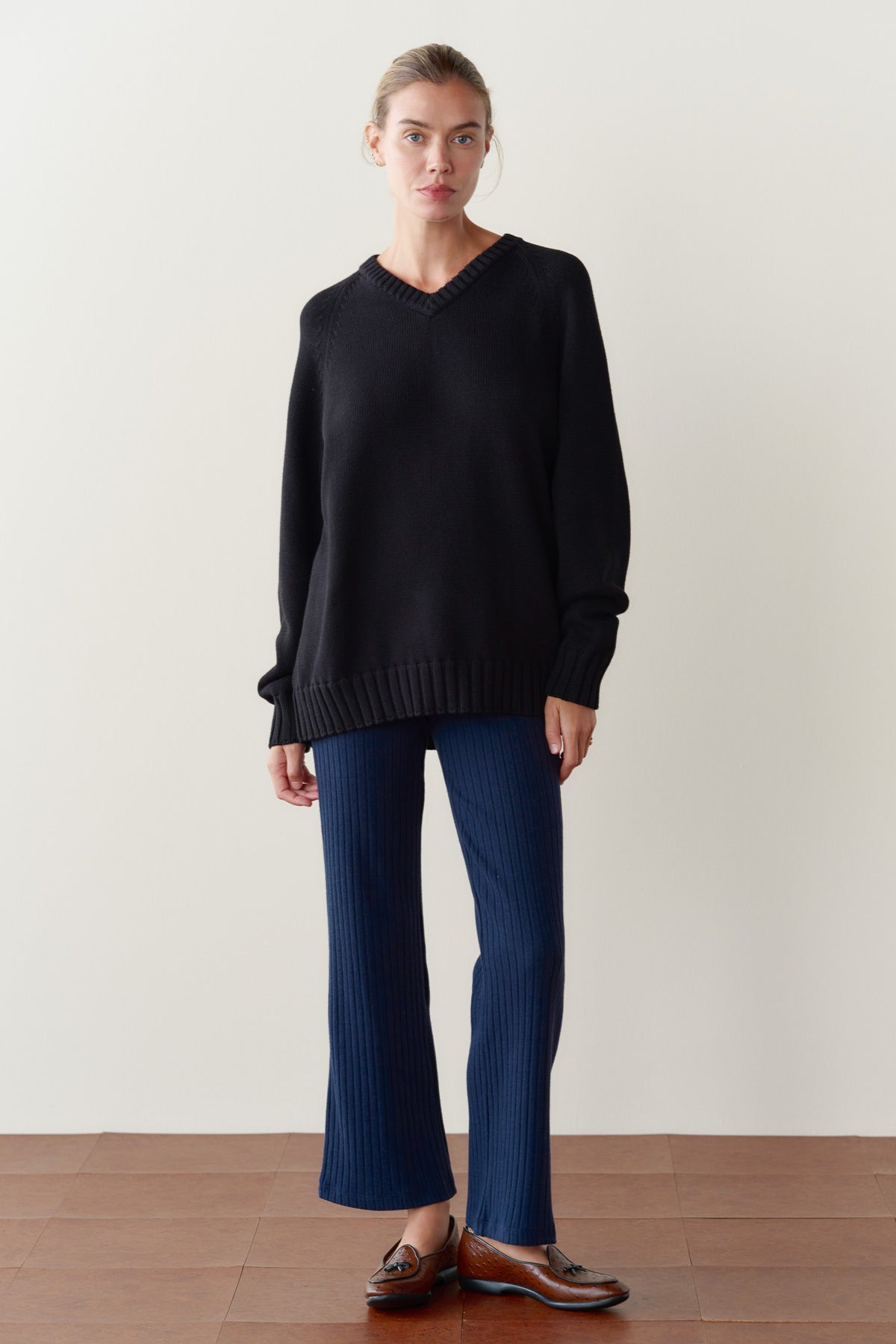 The Sweater Rib Kick Flare