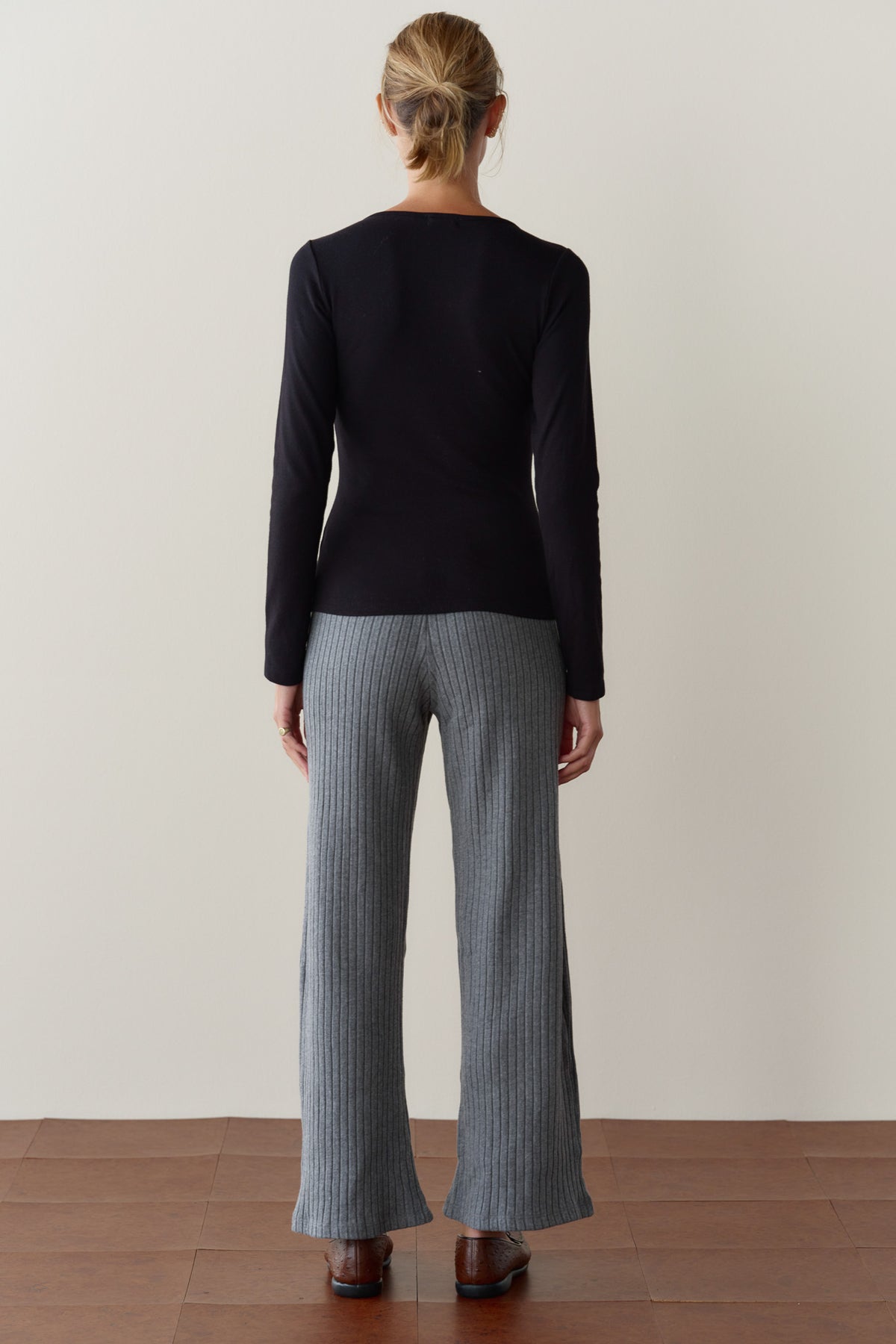 The Sweater Rib Simple Pant