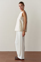 The Sweater Rib Simple Pant