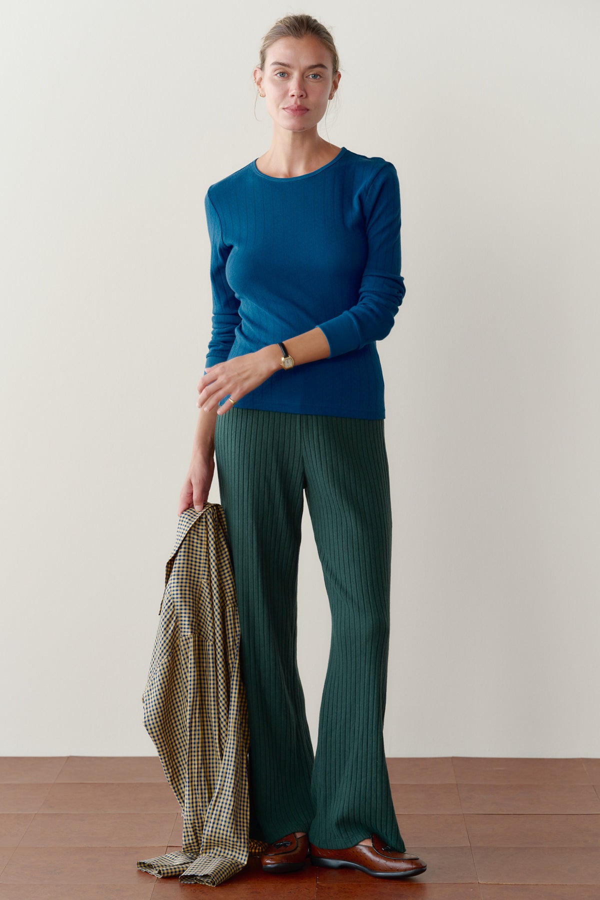 The Sweater Rib Simple Pant