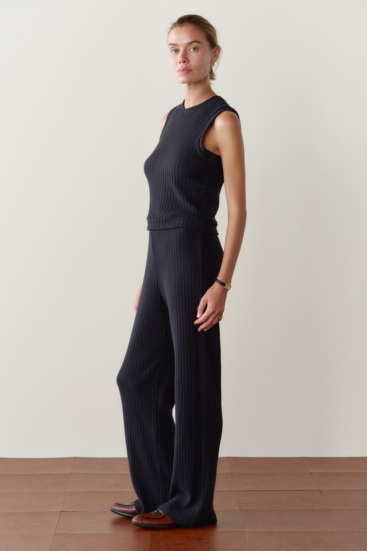 The Sweater Rib Simple Pant
