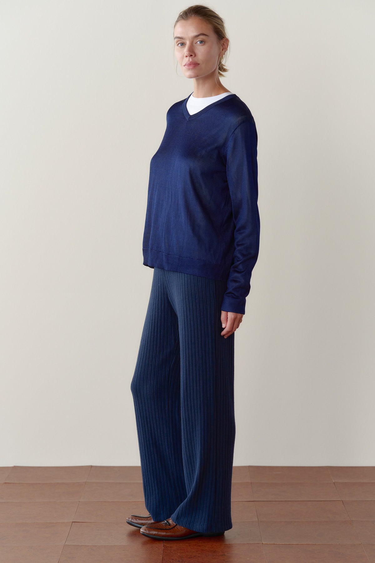 The Sweater Rib Simple Pant