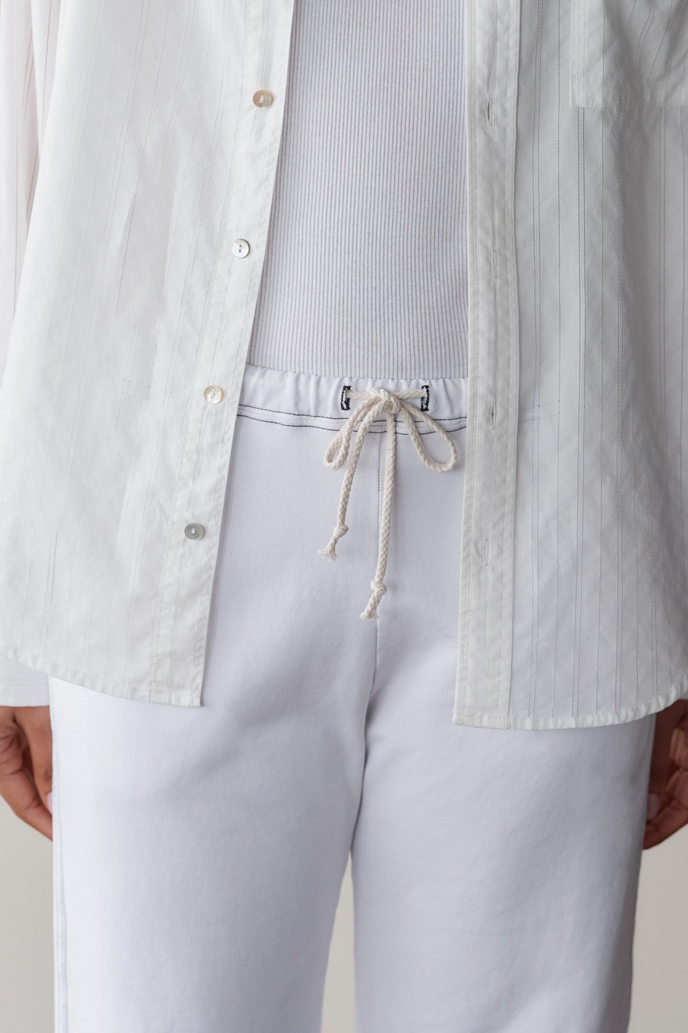 The Baby Terry Sweatpant Powder