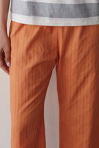The Eyelet Pop Simple Crop Pant