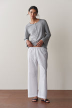 The Eyelet Pop Simple Crop Pant