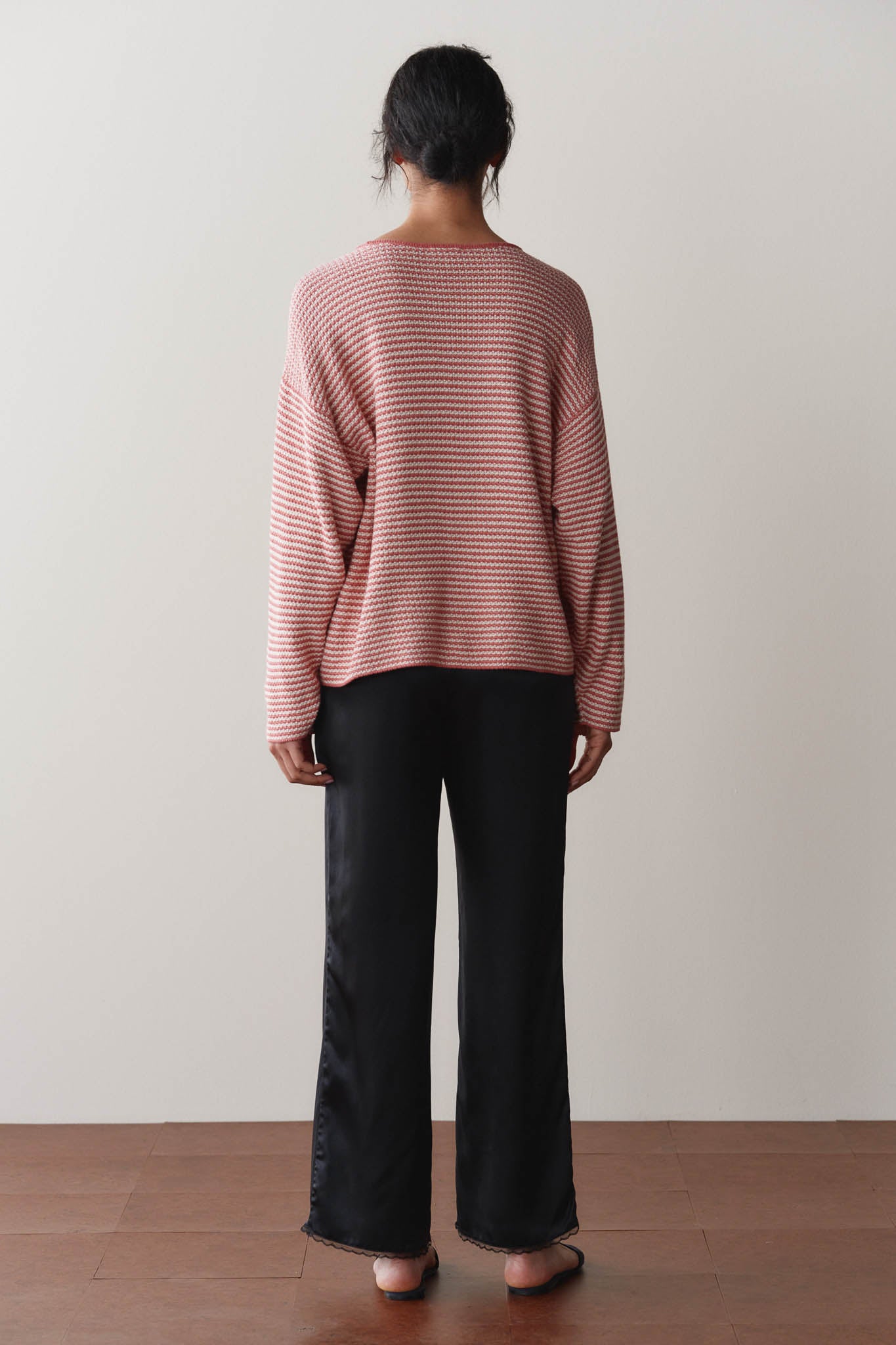 The Silk Lace Simple Pant