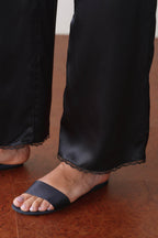 The Silk Lace Simple Pant
