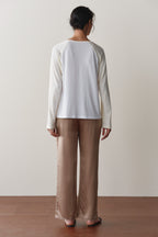 The Silk Lace Simple Pant