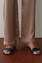 The Silk Lace Simple Pant