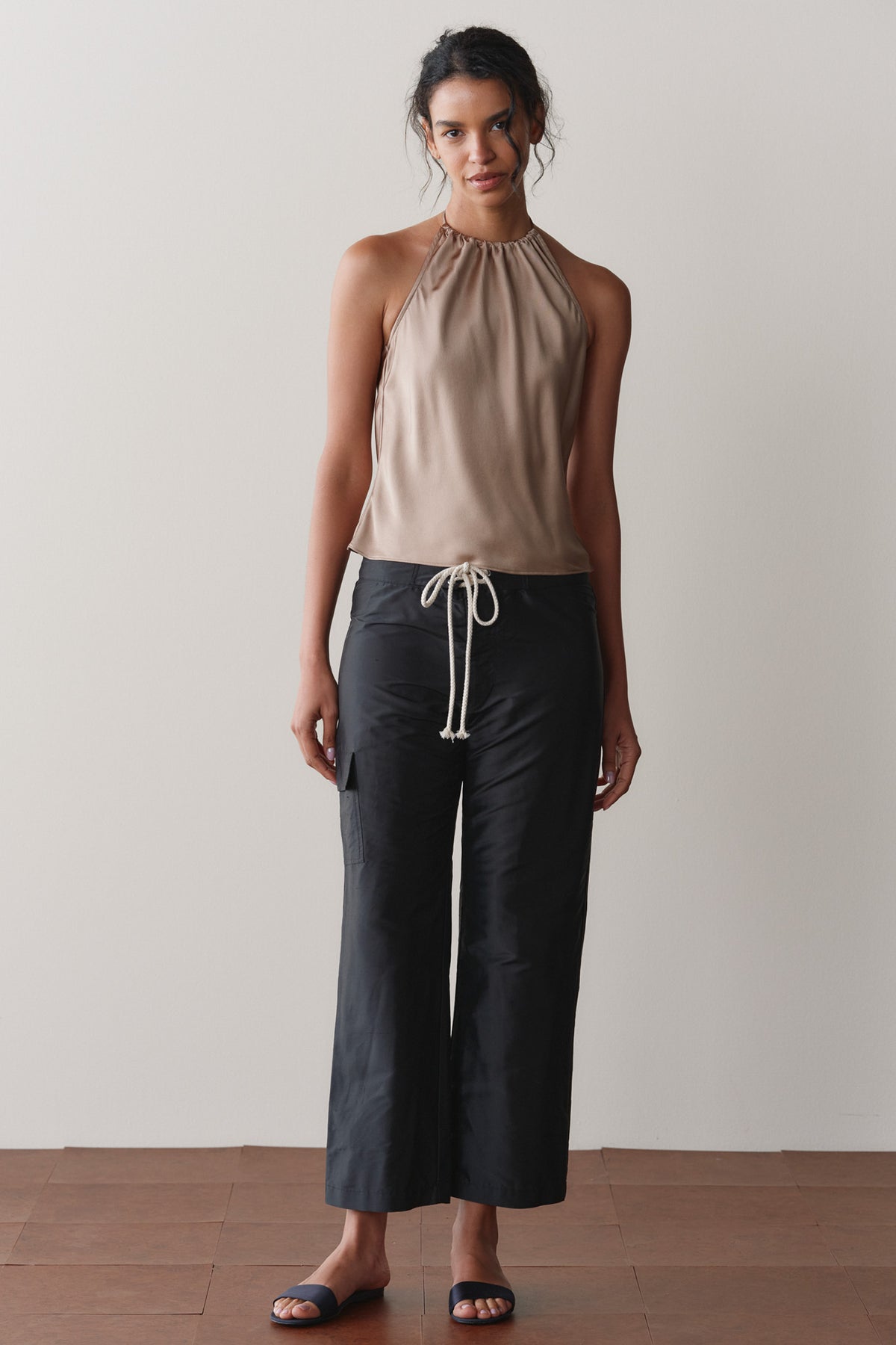 The Silk Taffeta Board Pant