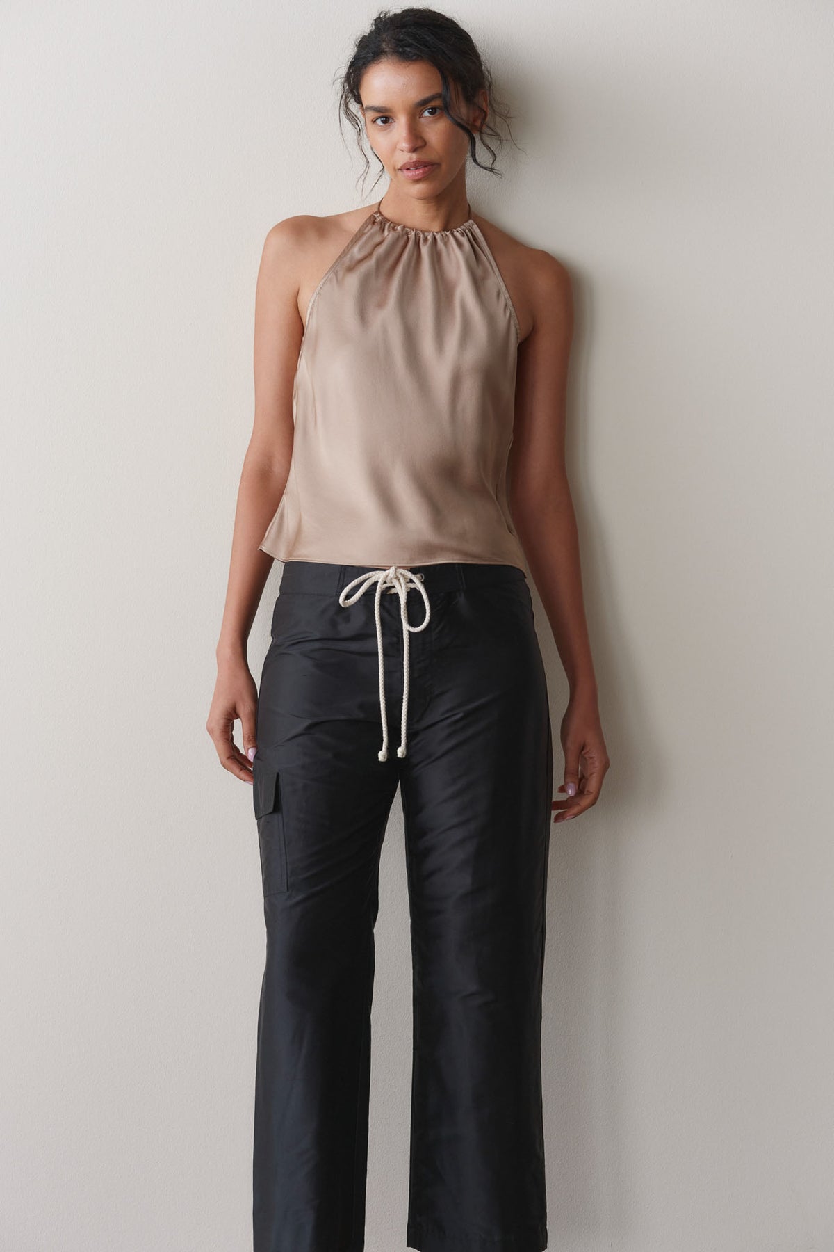 The Silk Taffeta Board Pant