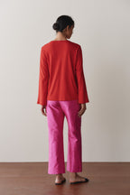The Silk Taffeta Board Pant