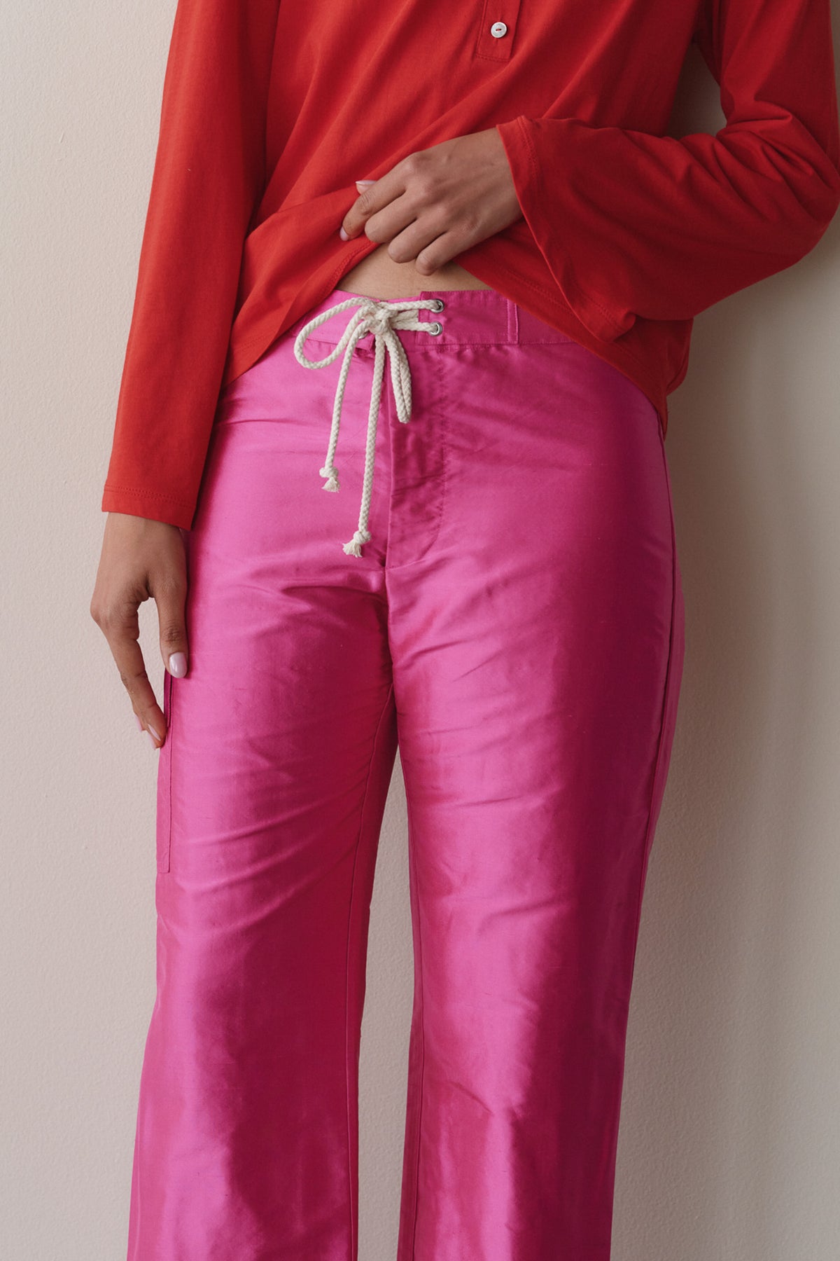 The Silk Taffeta Board Pant
