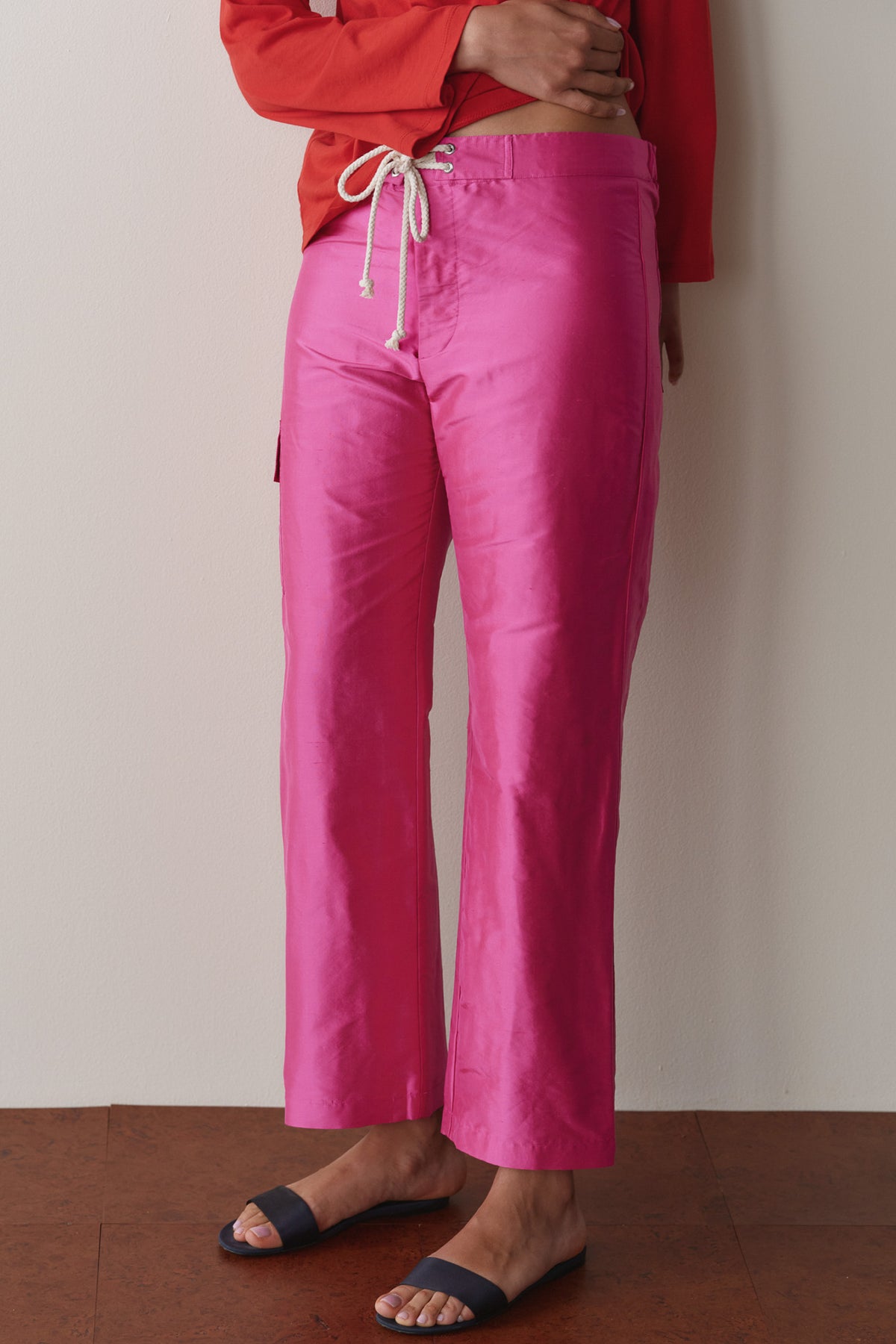 The Silk Taffeta Board Pant