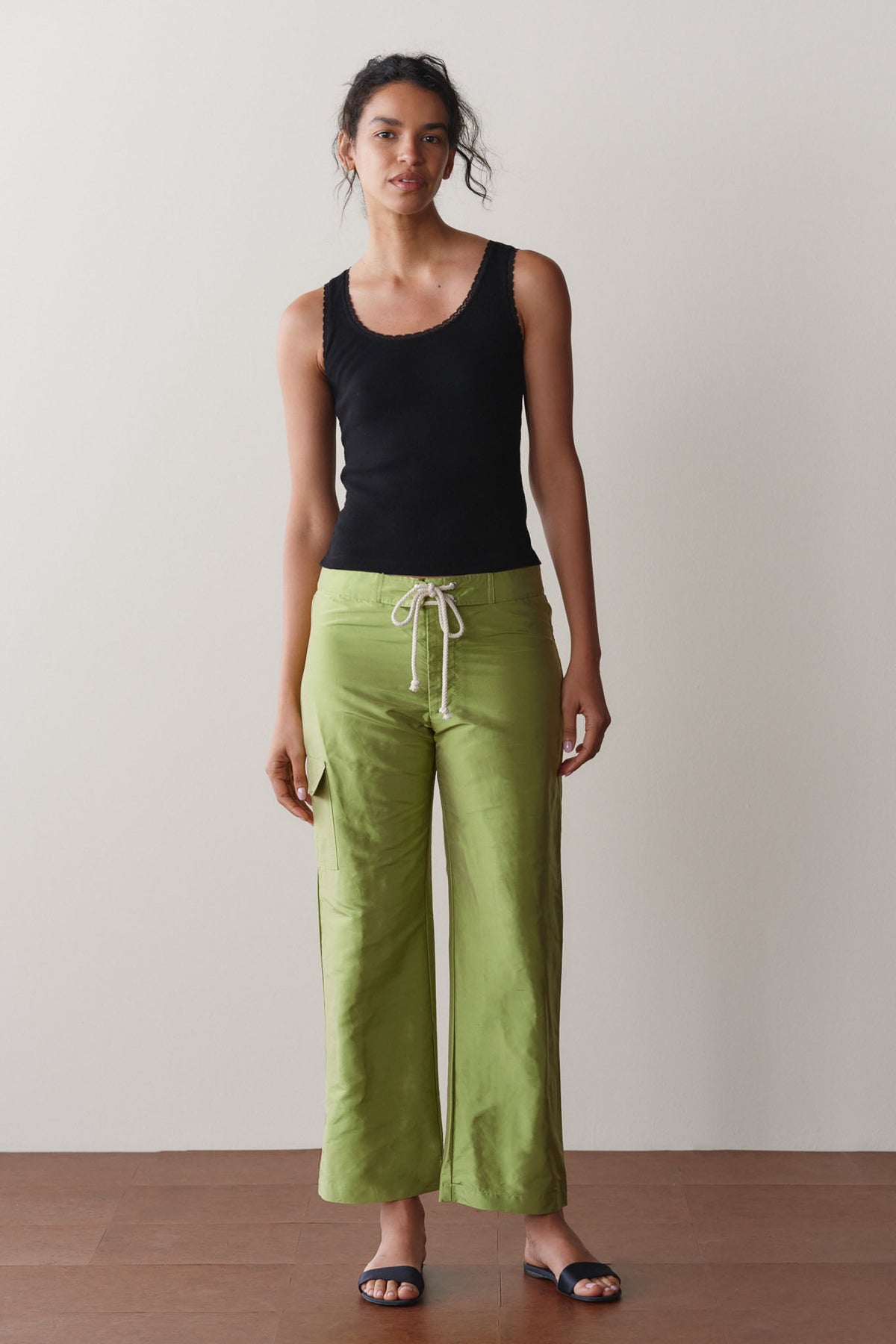 The Silk Taffeta Board Pant