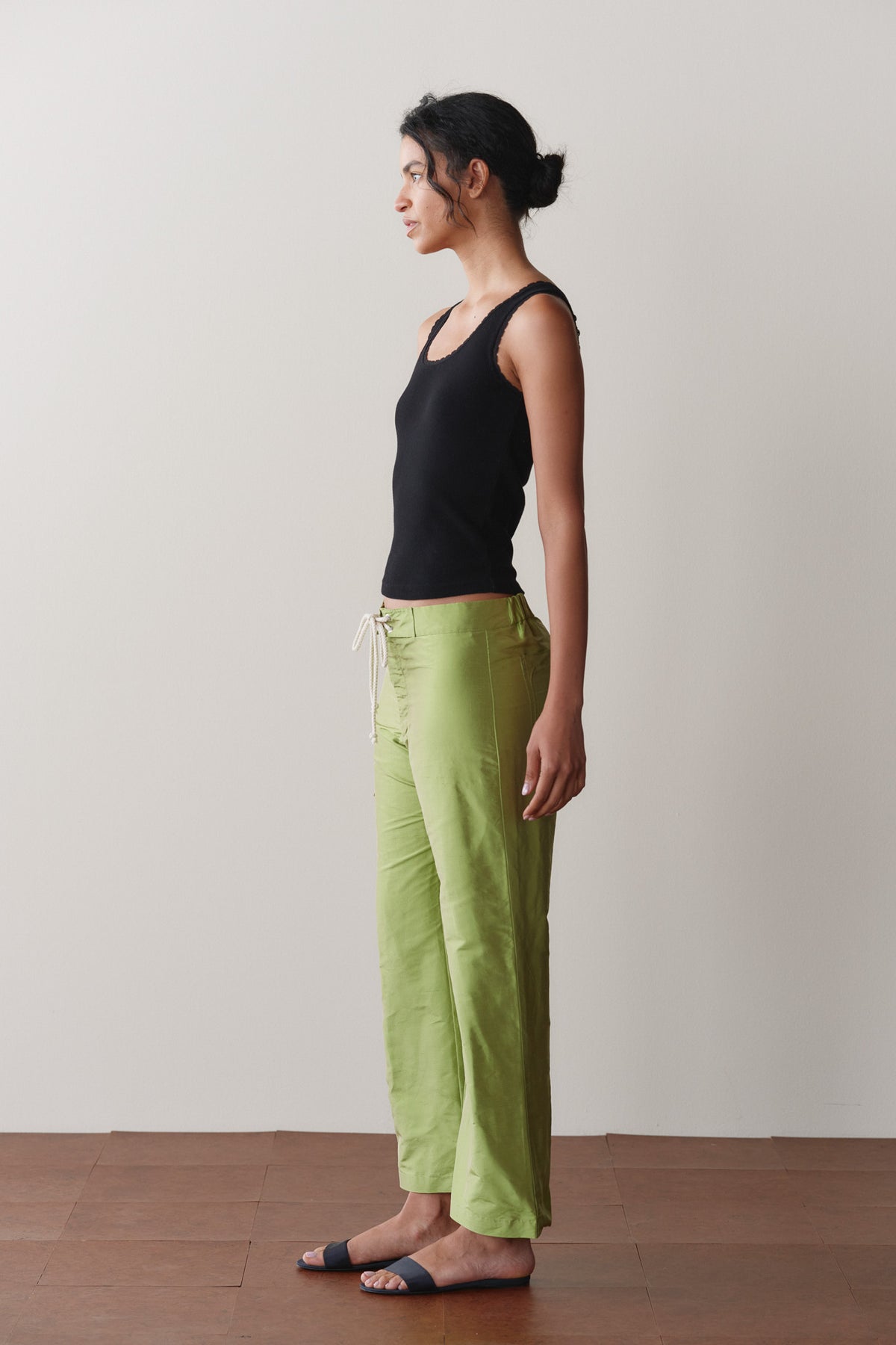 The Silk Taffeta Board Pant