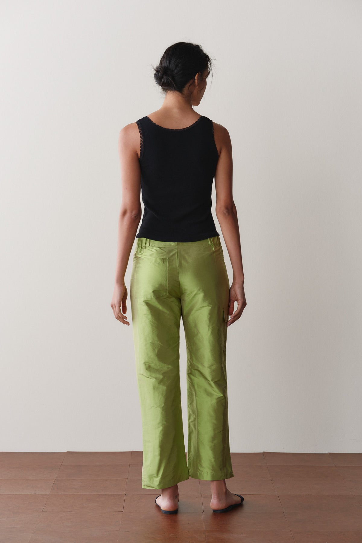 The Silk Taffeta Board Pant
