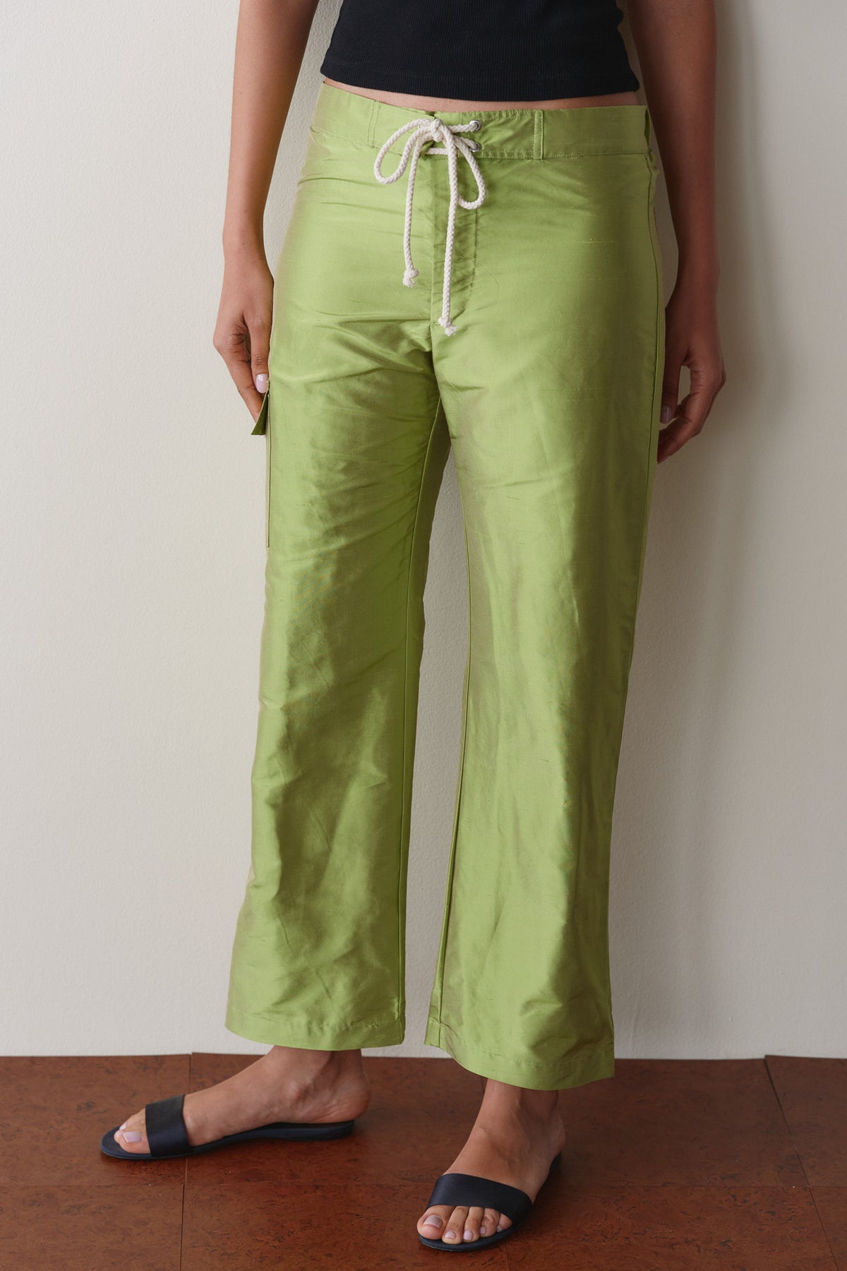The Silk Taffeta Board Pant