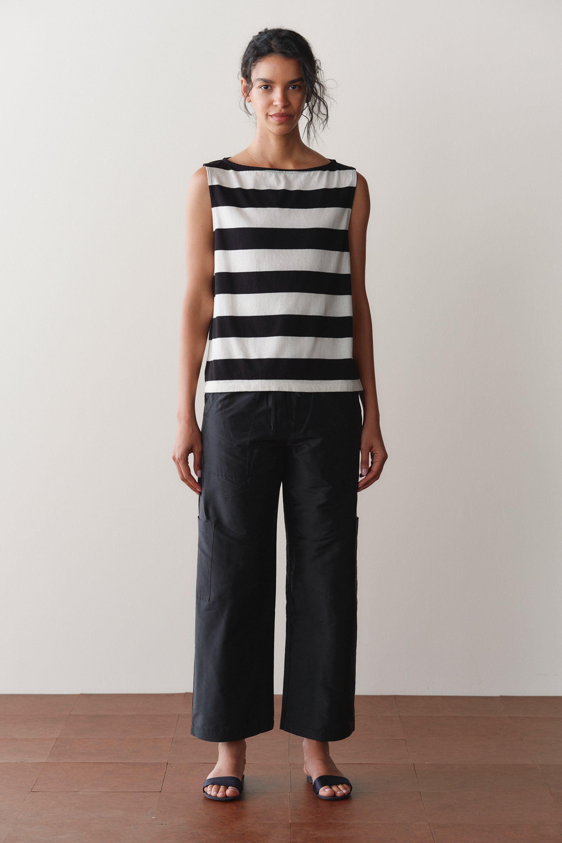 The Silk Taffeta Cargo Pant