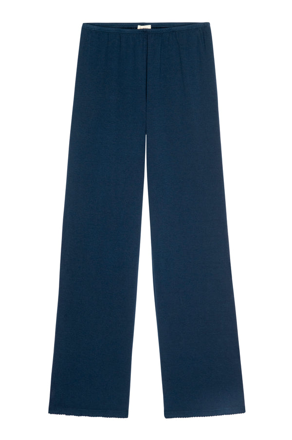 The Baby Rib Scallop Pant