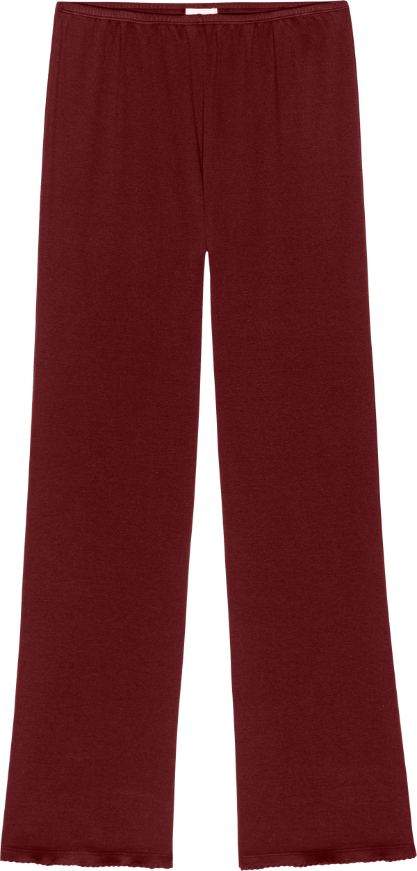 The Baby Rib Scallop Pant