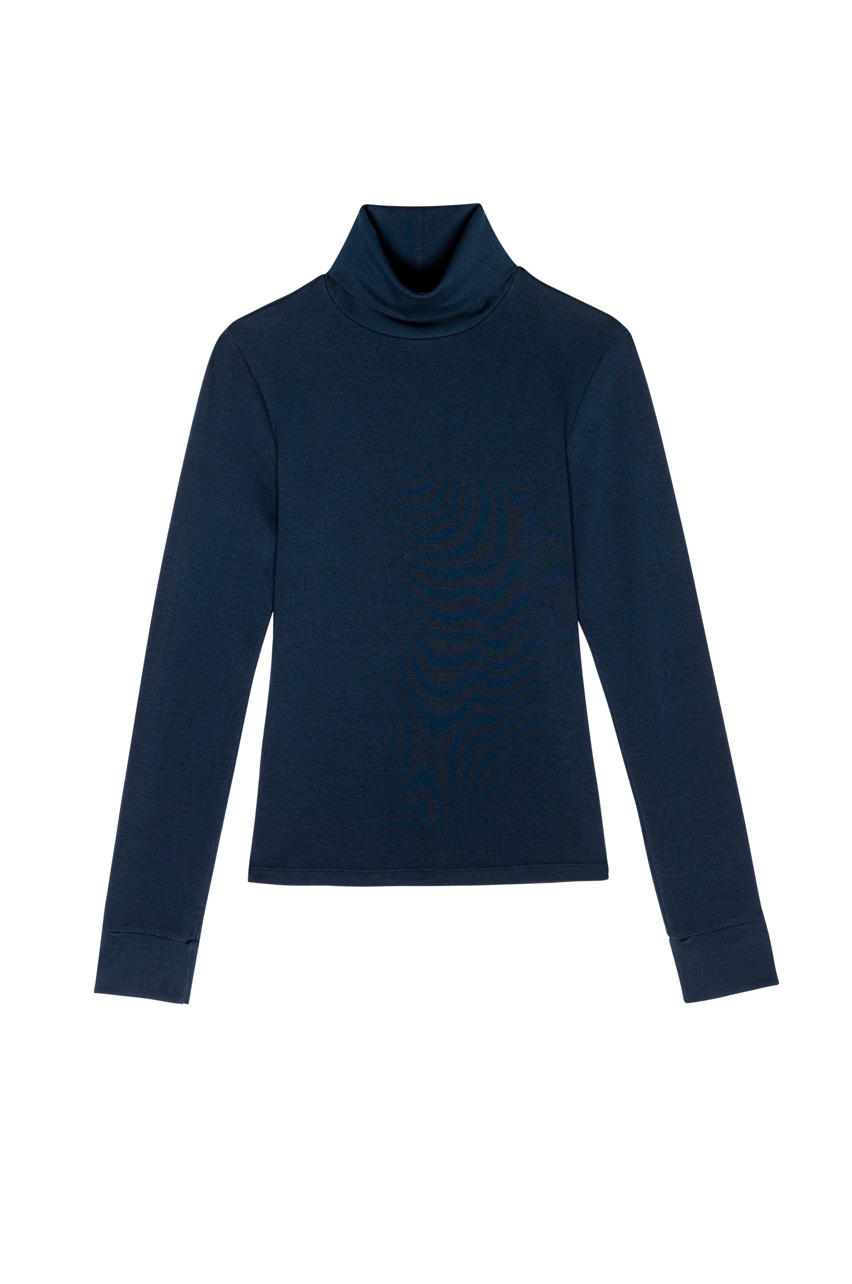 The Baby Rib Turtleneck Navy
