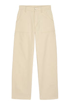 Beige pants on a white background
