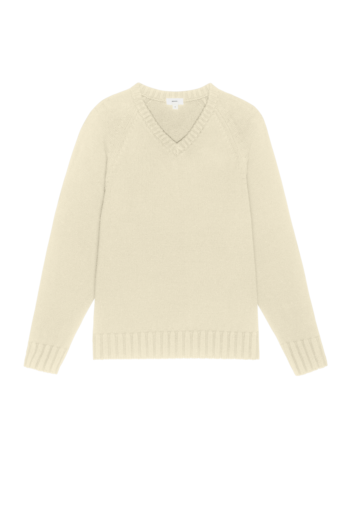 The Heavy Cotton Knit V-Neck Sweater