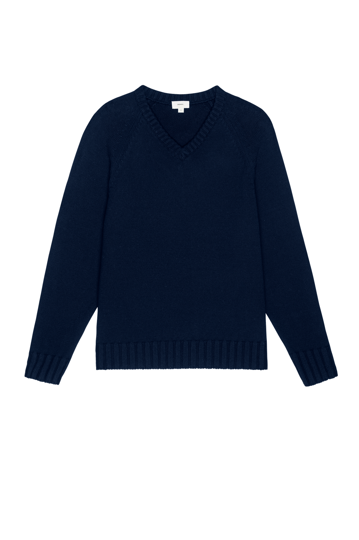 The Heavy Cotton Knit V-Neck Sweater