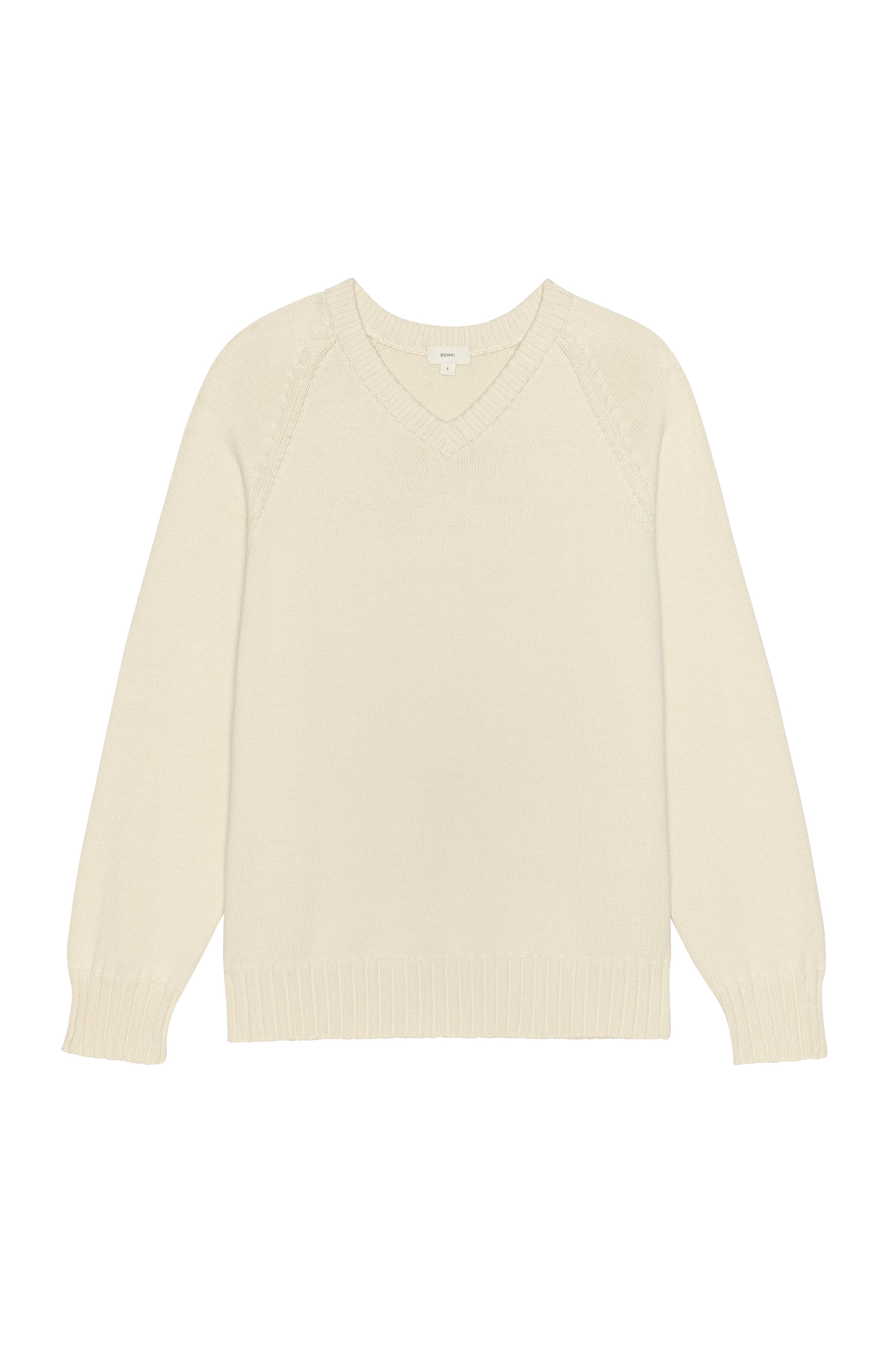 The Cotton Knit V-Neck Sweater