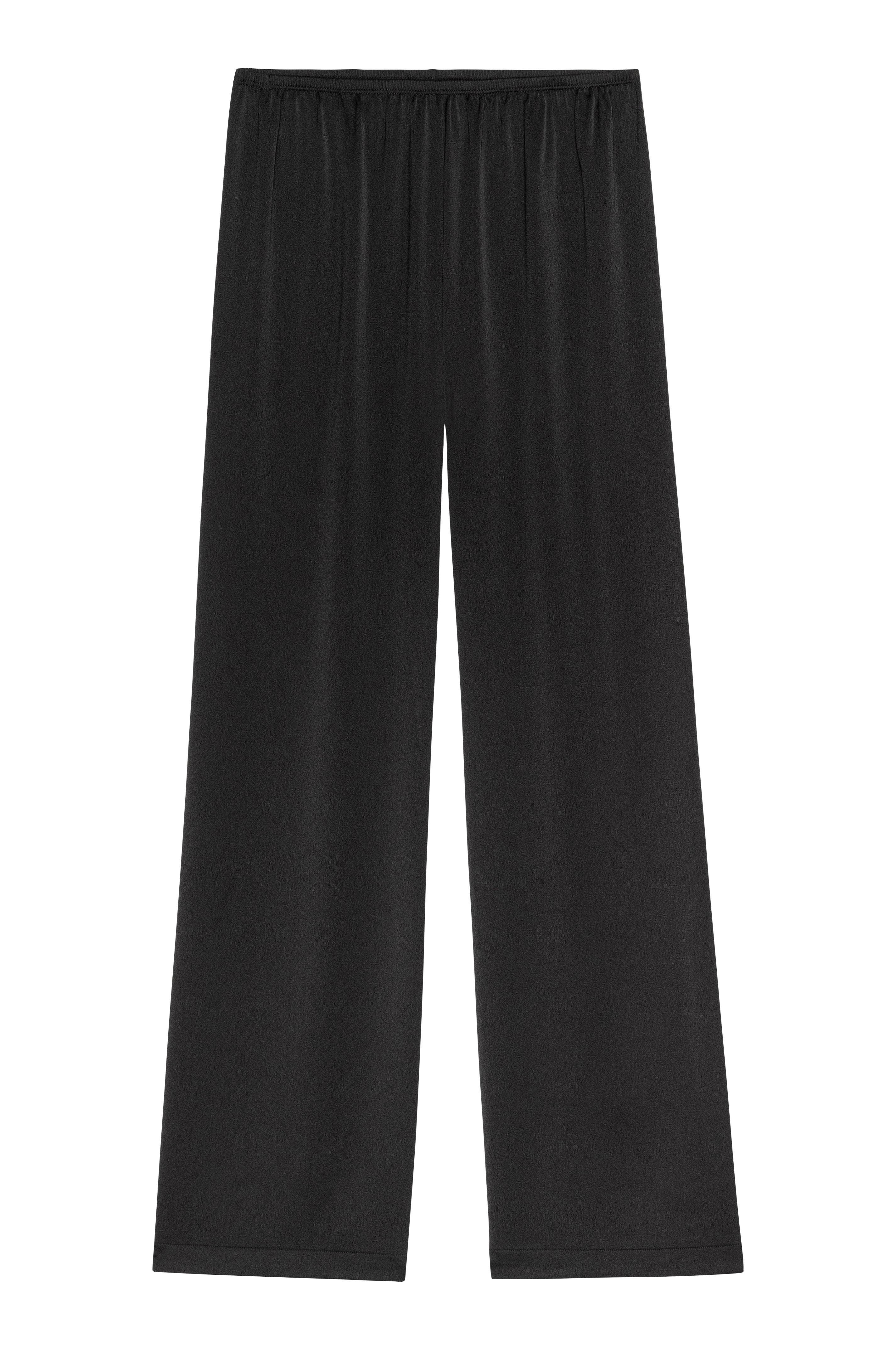 Black pants on a white background