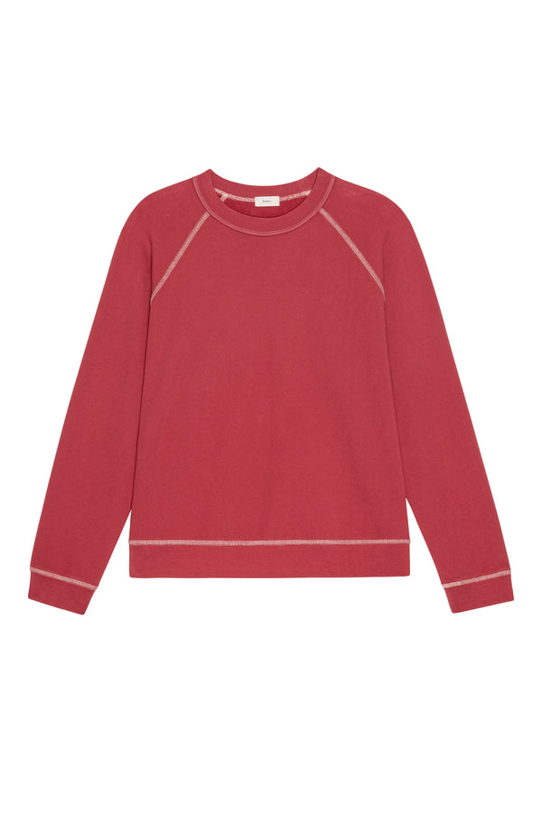 The Eco-Terry Contrast Stitch Sweatshirt