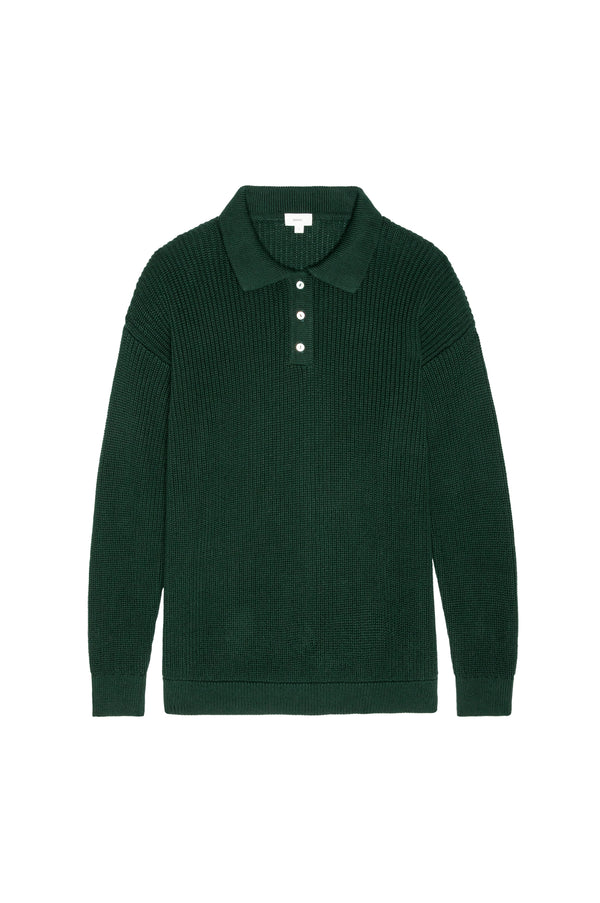 The Heavy Cotton Knit Polo