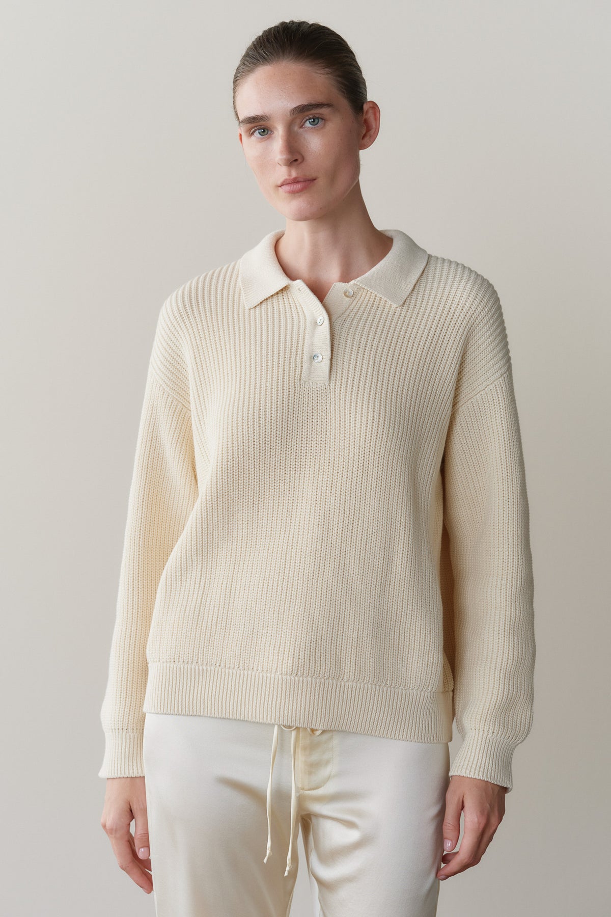 The Heavy Cotton Knit Polo