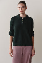 The Heavy Cotton Knit Polo