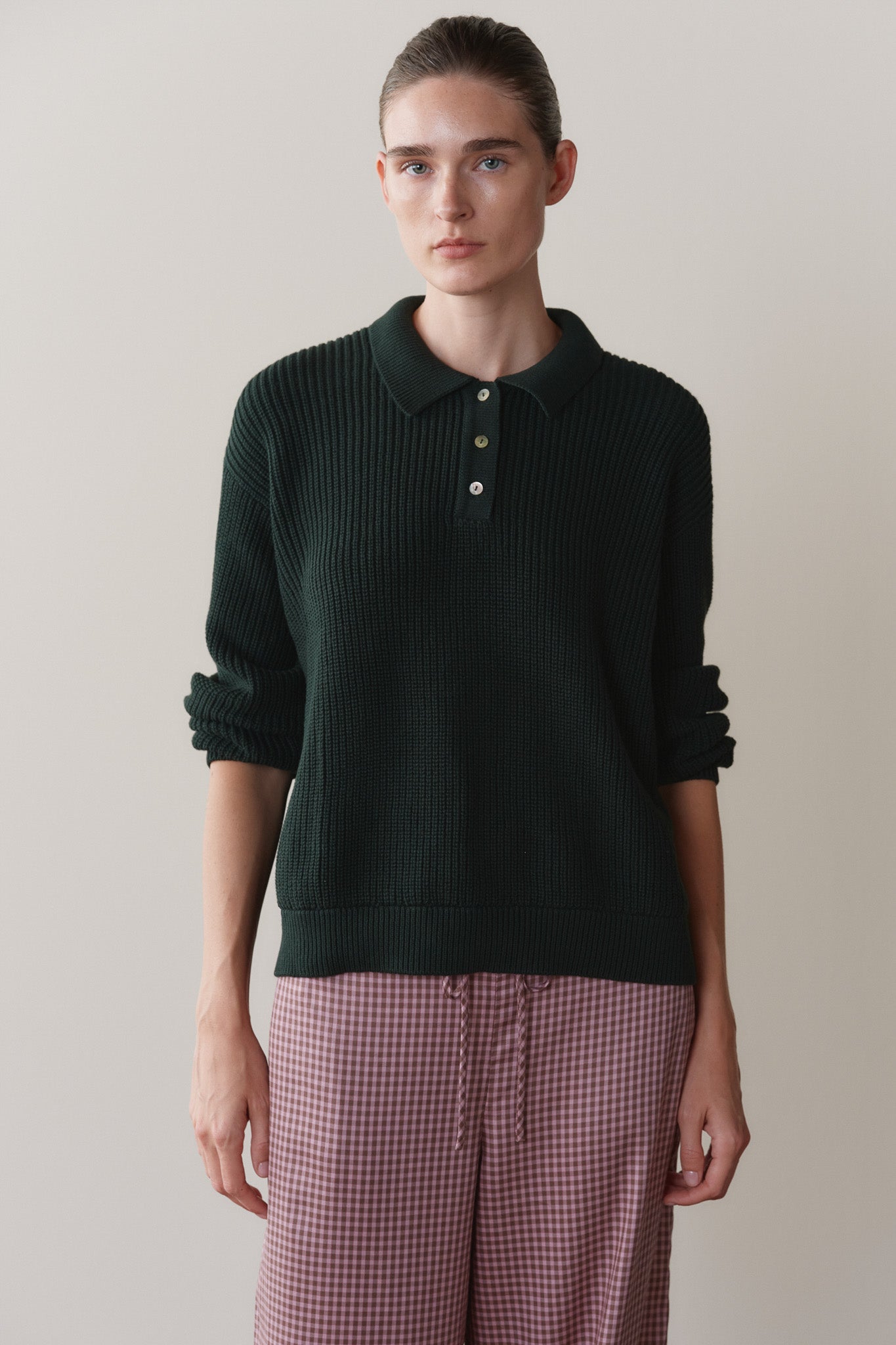 The Heavy Cotton Knit Polo