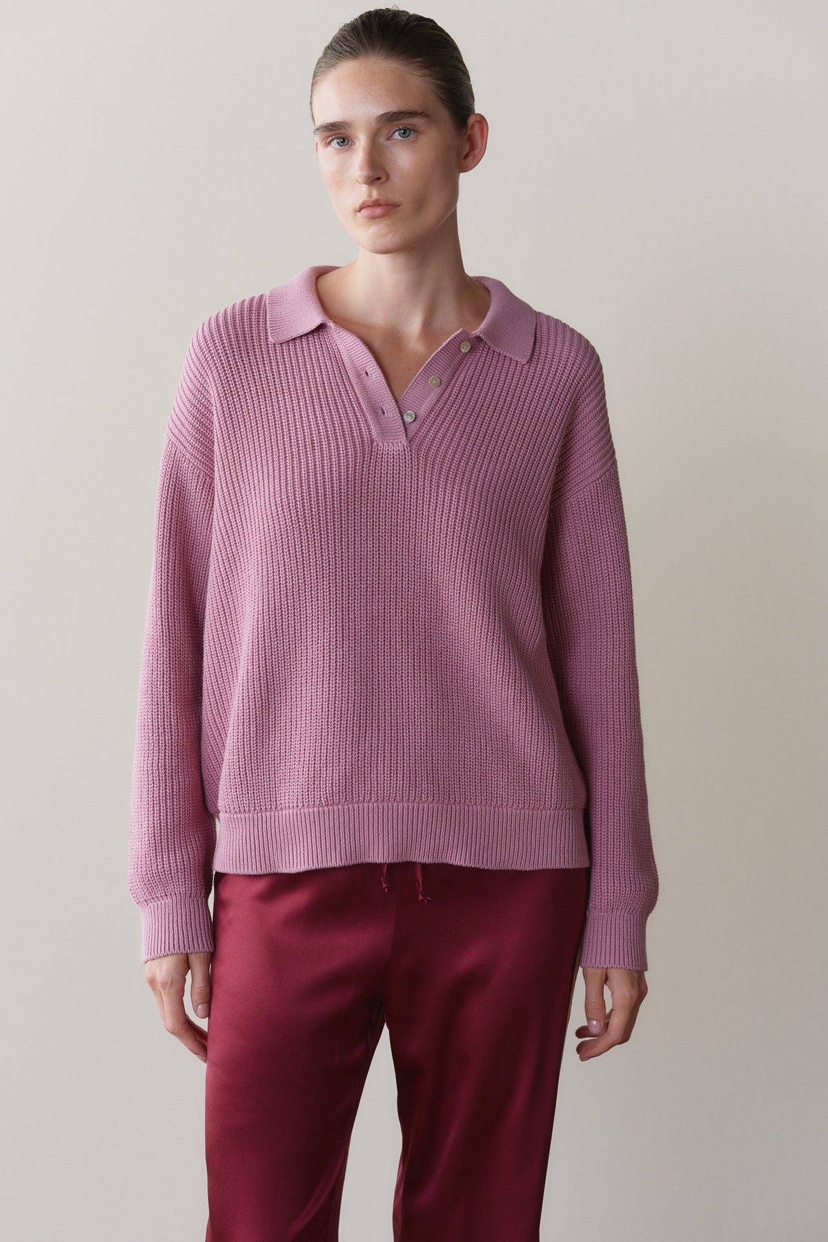 The Heavy Cotton Knit Polo