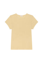 The Pointelle Baby Tee Butter