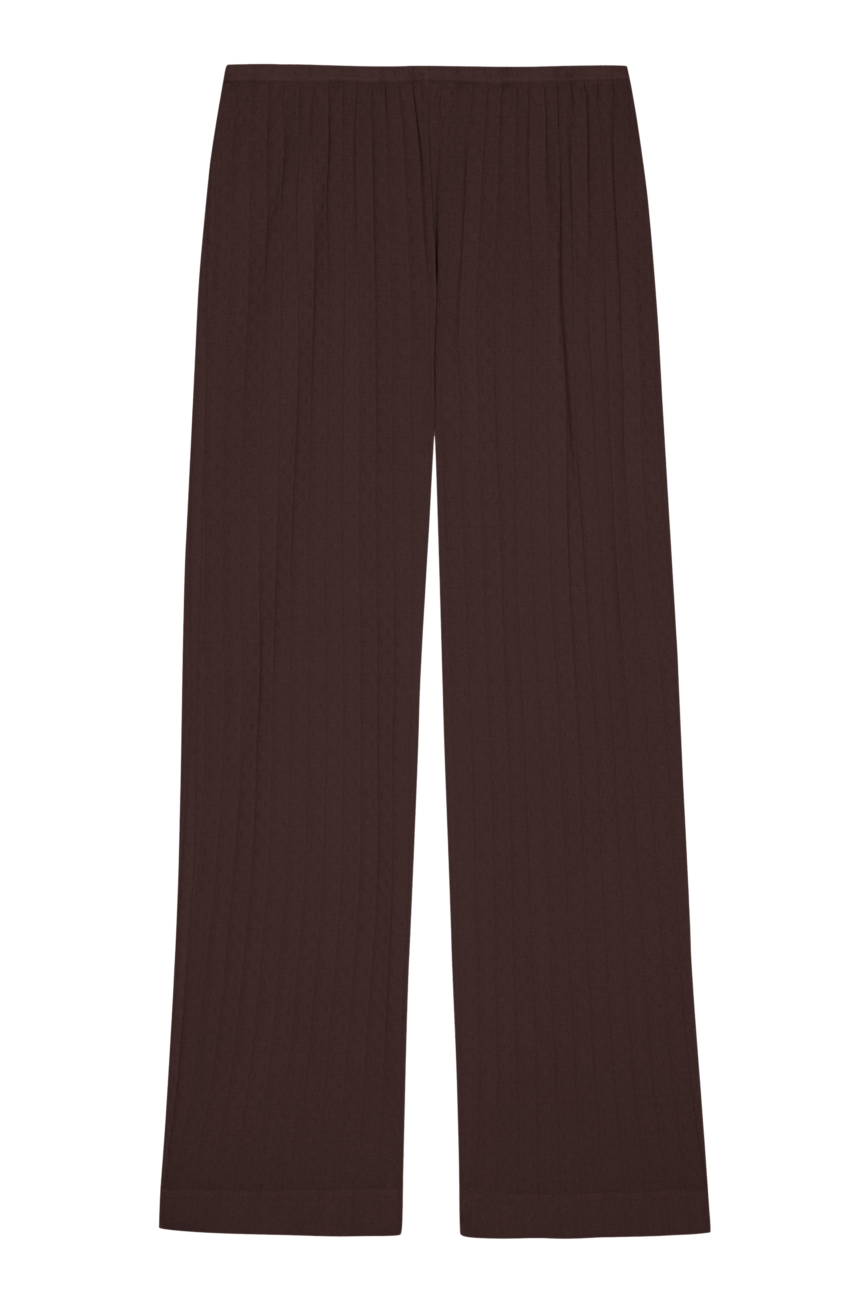 The Pointelle Simple Crop Pant