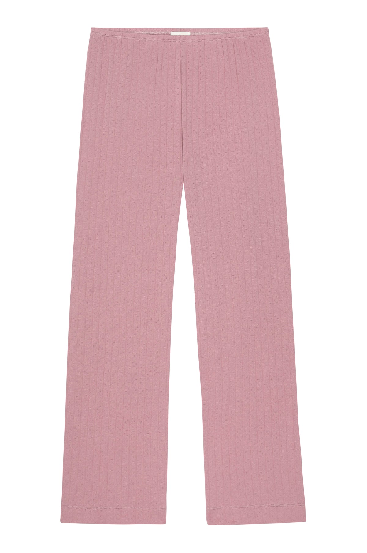The Pointelle Simple Crop Pant